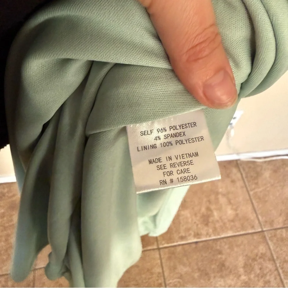 Birdy Grey Sage Green Halter Neck Maxi Dress NWT Size XS Bridesmaid Formal Slit